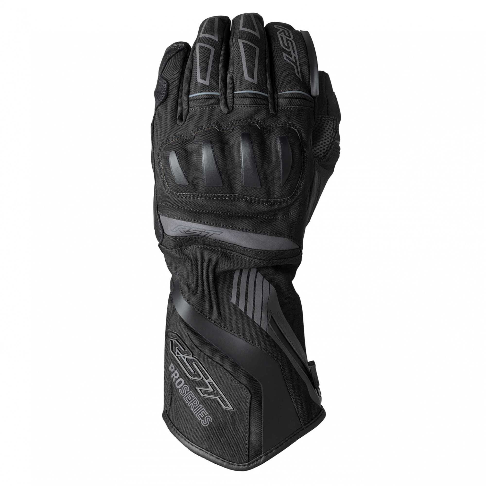 RST Motorcycle Winter Gloves - Pro Series Vega Laminated Waterproof (Black)