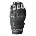 RST Motorcycle Sports Leather Short Gloves - Freestyle 3 D3O Armour (Black / White)