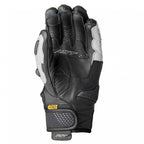 RST Motorcycle Sports Leather Short Gloves - Freestyle 3 D3O Armour (Black / White)