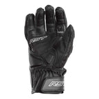 RST Women's Motorcycle Short Leather Gloves - Stunt III CE (Black / Black)