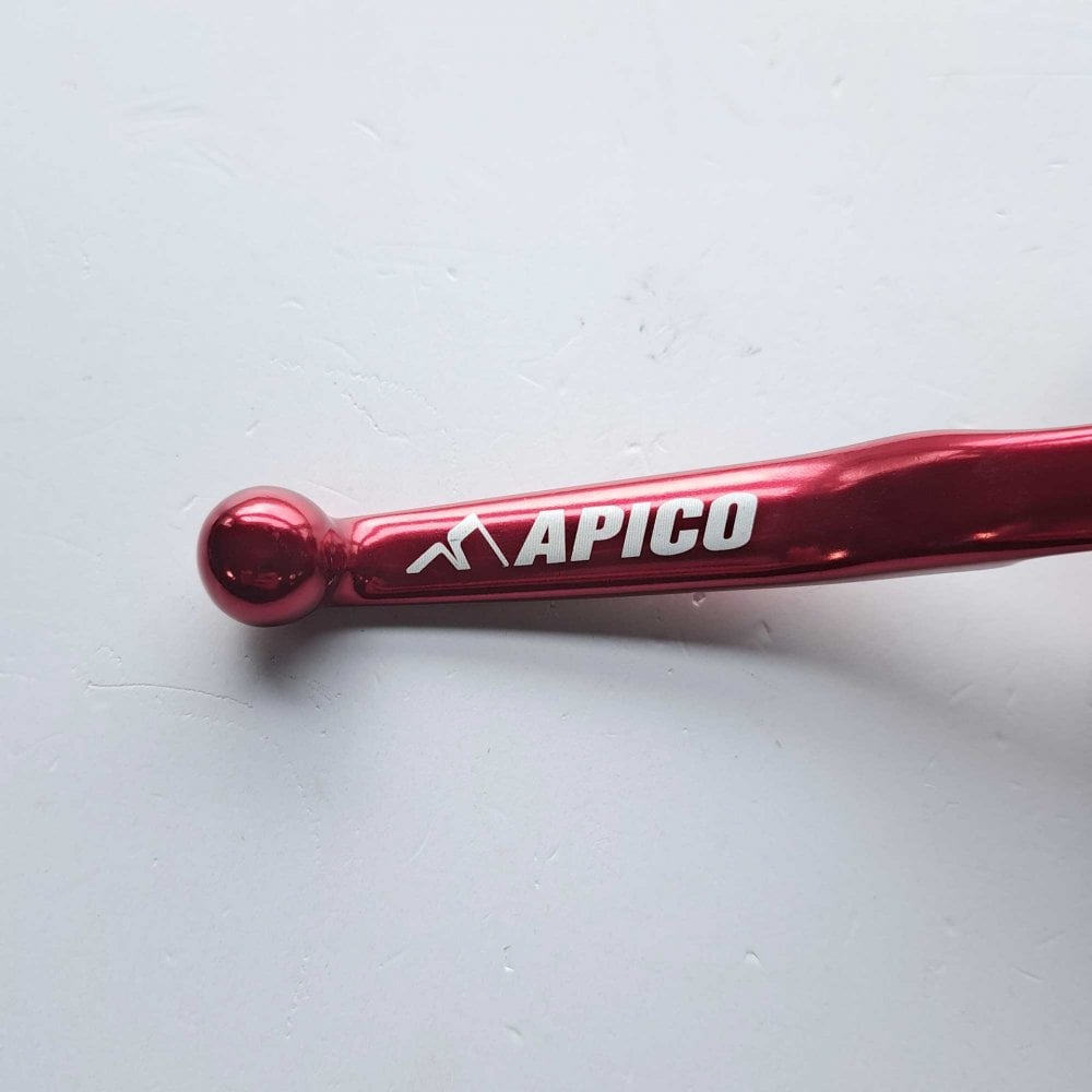 Apico - Front Brake Lever - LEB59 - Elite - KTM SX/SXF/EXC/EXCF 14-27, Husqvarna TC/FC 14-27, TE/FE 125-501 14-18  & 25-27, Gas Gas MC/MCF/EX/EXF 21-23, KXF450 24-27, STARK, Triumph, Sherco SE-R/F 15-27, TM 19-24