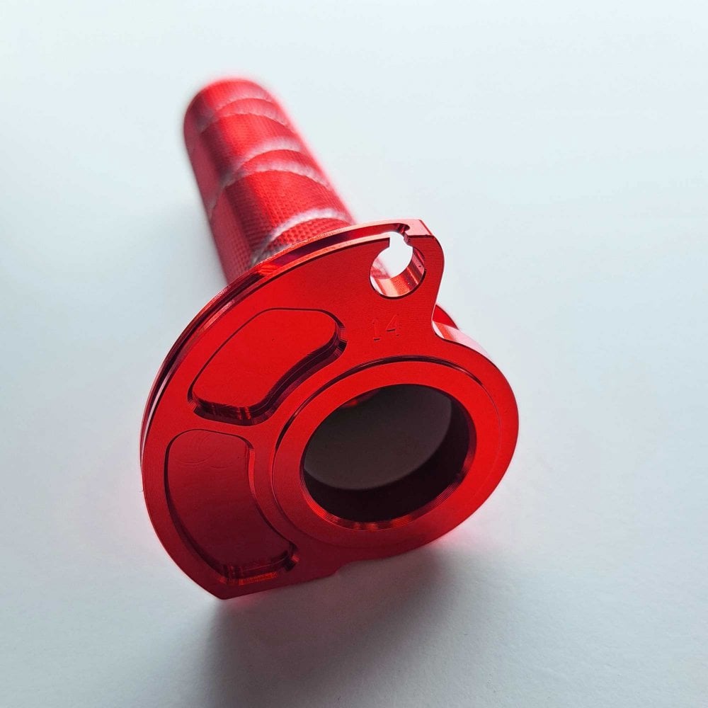Apico - Throttle Tube - Aluminium w/Bearing - KTM SX85 18-26, SX125-250 17-22, EXC250/300 17-18, XC-W125/150 17-19, Husqvarna TC85 18-26, TC125/250 17-22, TE150 17-19, TE250/300 17-18, TX125/300 17-19, Gas Gas MC85 21-26, MC125/250 21-23