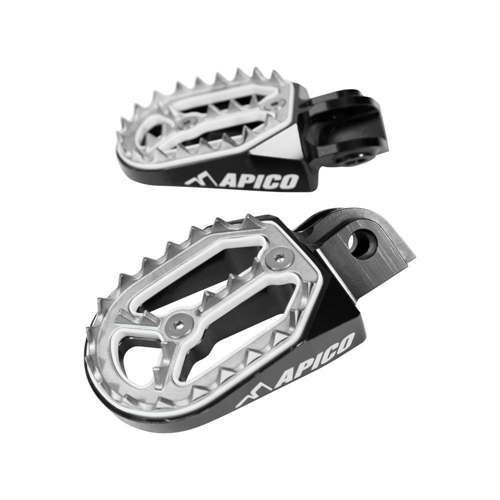 Apico - Foot Pegs - Pro-Bite - YZF250 24-26. YZF450 23-26, WRF250 25-26, WRF450 24-26, YZF250X 25-26, YZF450X 24-26
