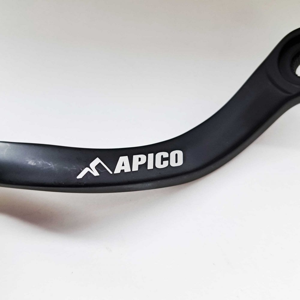Apico - Gear Lever - Elite - KTM SX125 01-16, SX144 07-08, SX150/250 09-16, SXF250 13-15, SXF350 11-15, SXF450 07-12, EXC125/200 01-16, EXCF250 11, Husqvarna TC125 14-16, FC250/350 14-15, TE125 14-16, FE350 14–15 - Black w/Orange