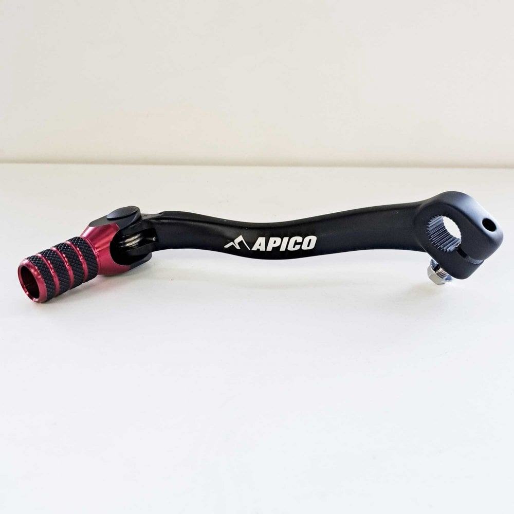 Apico - Gear Lever - Elite - CRF250 04-09, CRF250X 04-19 - Black w/Red