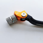 Zeta - Gear Lever - Revolver Adjustable - KTM SX125/150 16-22, SXF450 16-22, EXCF450/500 17-23 - Black w/Orange