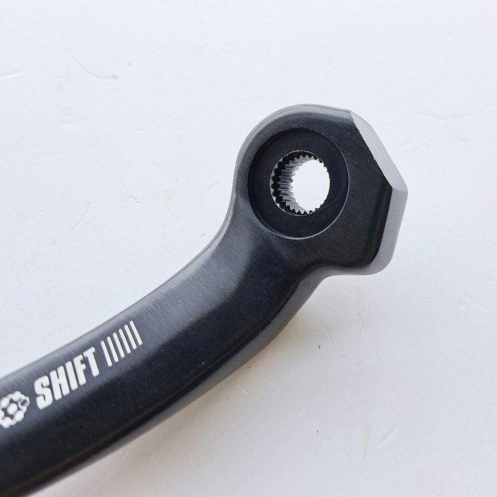 Zeta - Gear Lever - Revolver Adjustable - KTM SX125/150 16-22, SXF450 16-22, EXCF450/500 17-23 - Black w/Orange