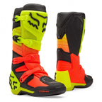 FOX Racing Motocross Boots - COMP (Orange/Fluo Yellow/Black)