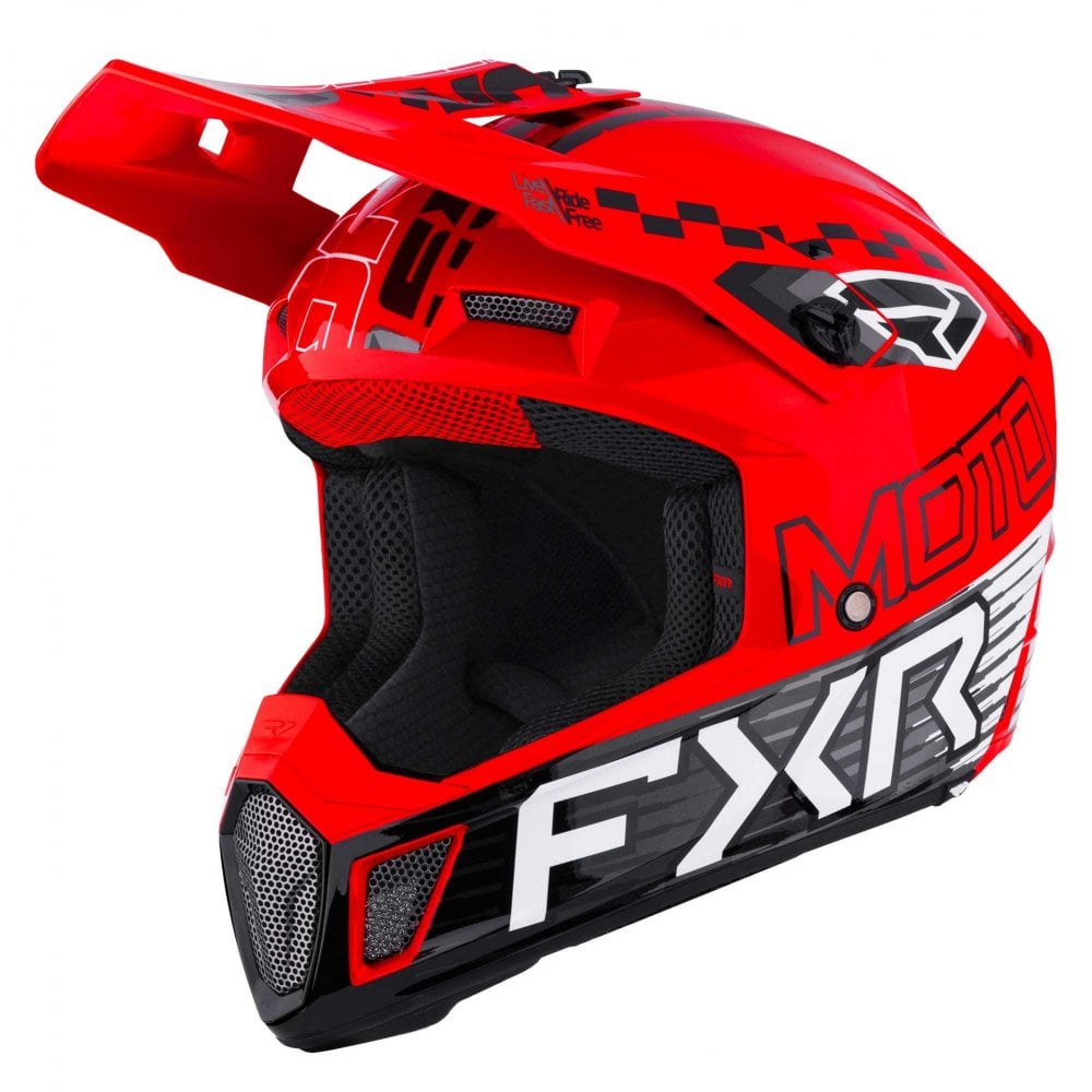 FXR (MX26) Helmet - Clutch - RACE DIV (Red)