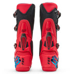 FOX Racing Motocross Boots - Instinct 2.0 VISION A1 Limited Edition (Neon Pink/Peach/Black/Blue)