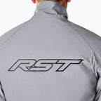 RST Motorcycle Waterproof Rain Jacket - Nightrider (Silver)