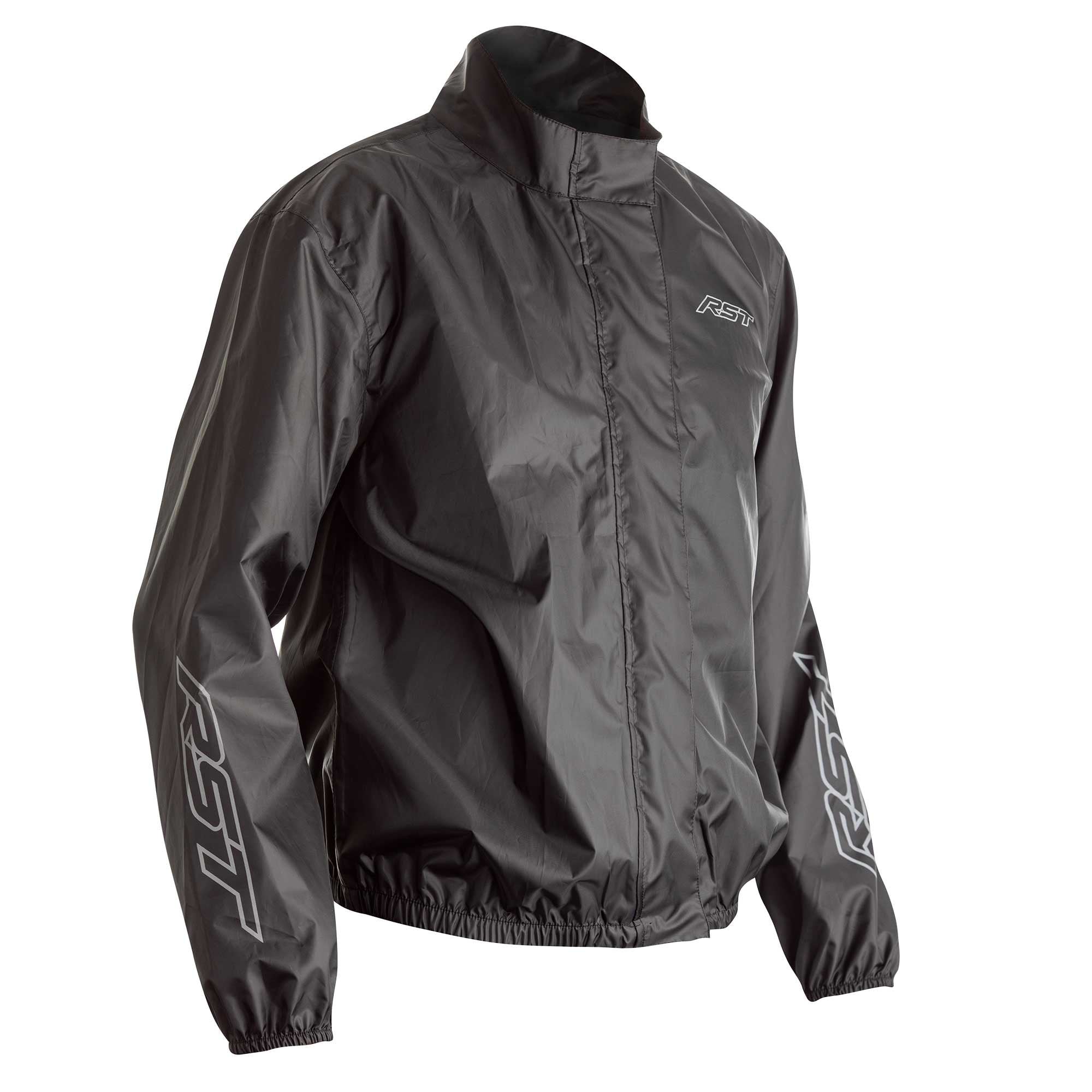 RST Motorcycle Waterproof Rain Jacket - Lightweight WP (Black)