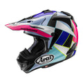 Arai Motocross | Enduro Helmet - MX-V Evo PEAK (Black/Purple/White/Pink/Blue)
