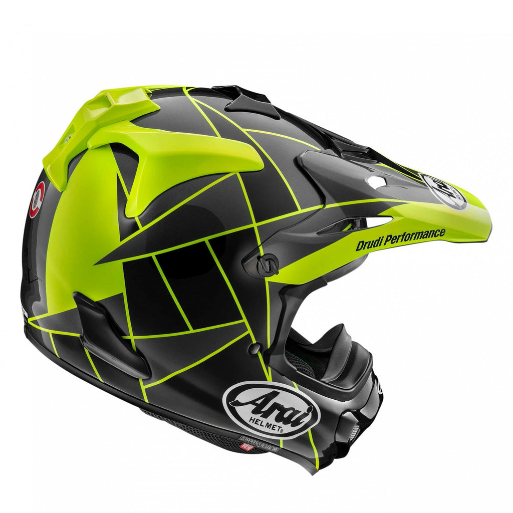 Arai Motocross | Enduro Helmet - MX-V Evo PEAK (Fluo Yellow/Black)