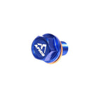 Apico - Magnetic Sump Plug w/Washer - M10 x 15mm x 1.5 - KX65 00-26, KX85/100/112 01-26, KX125/250 96-08, KXF250 04-20, KXF450 16-18 - Blue