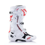 Alpinestars MX Boots - Tech 10 DHCP Super Vented (White/Bright Red)