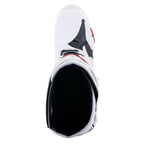 Alpinestars MX Boots - Tech 10 DHCP Super Vented (White/Bright Red)