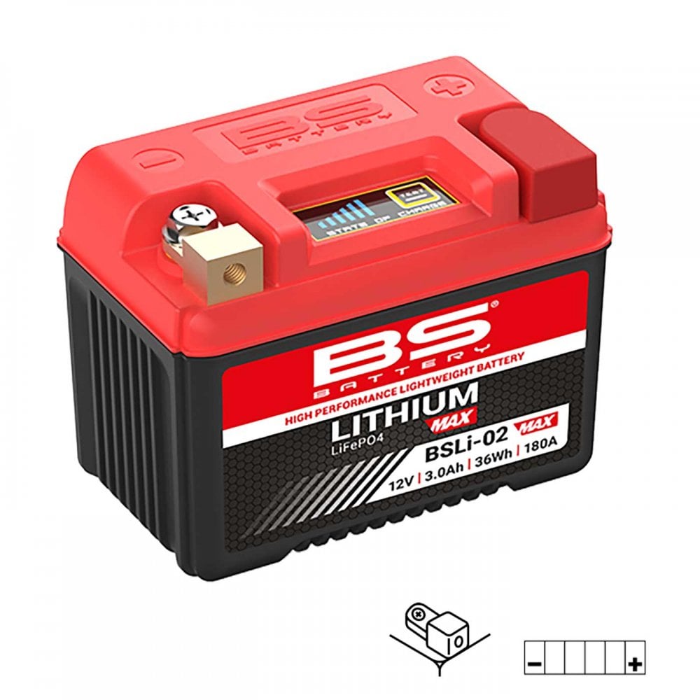 BS Battery - BS-BSLi-02 Max - Sherco 22-26, Beta 17-26