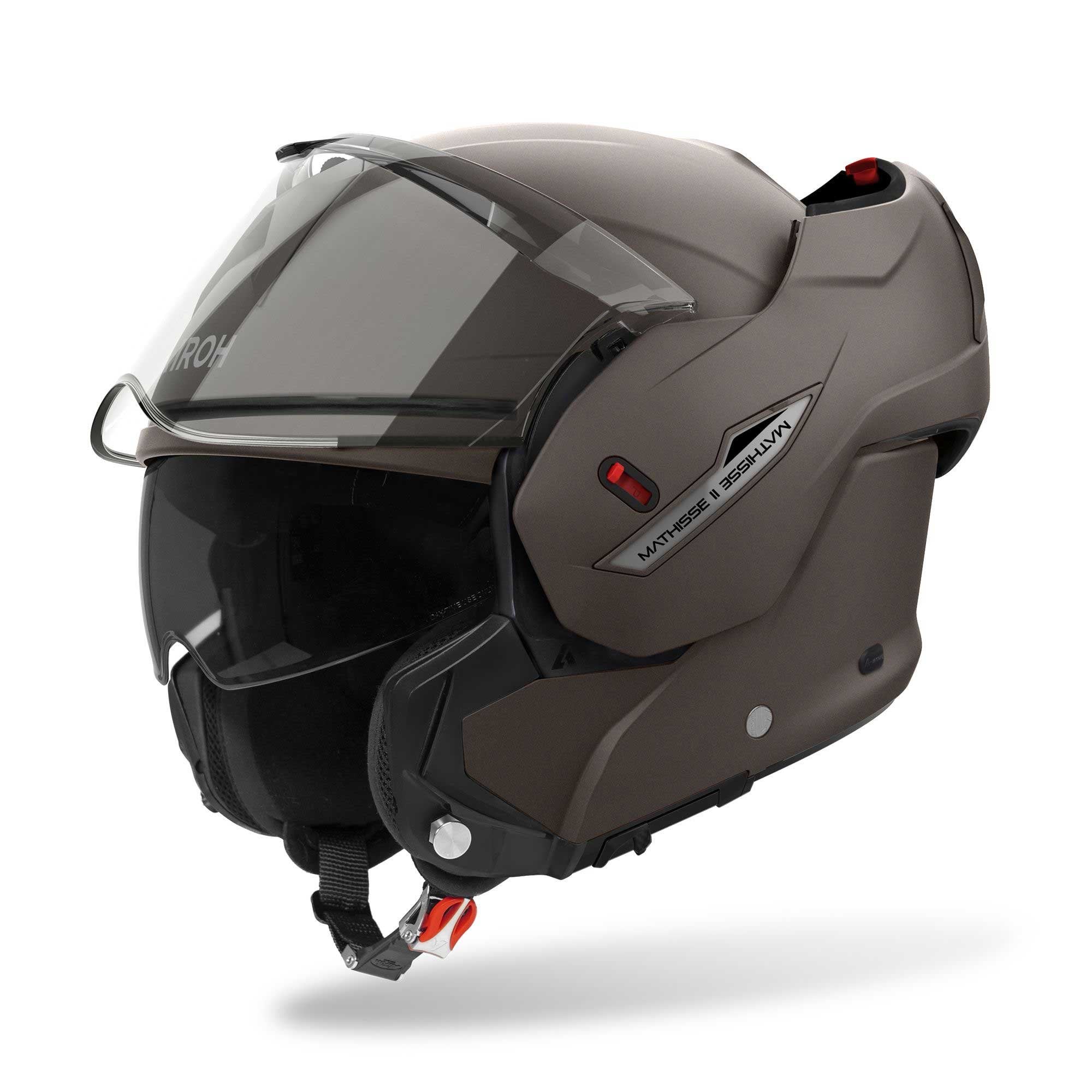 Airoh Motorcycle Touring Flip Over Helmet - Mathisse 2 - (Matt) Bronze