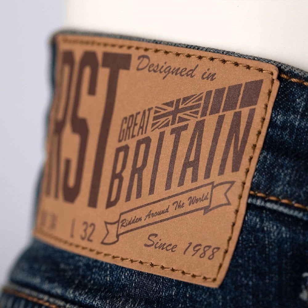 RST Motorcycle Denim Riding Jeans - Straight Leg 2 CE (Dark Blue Denim)
