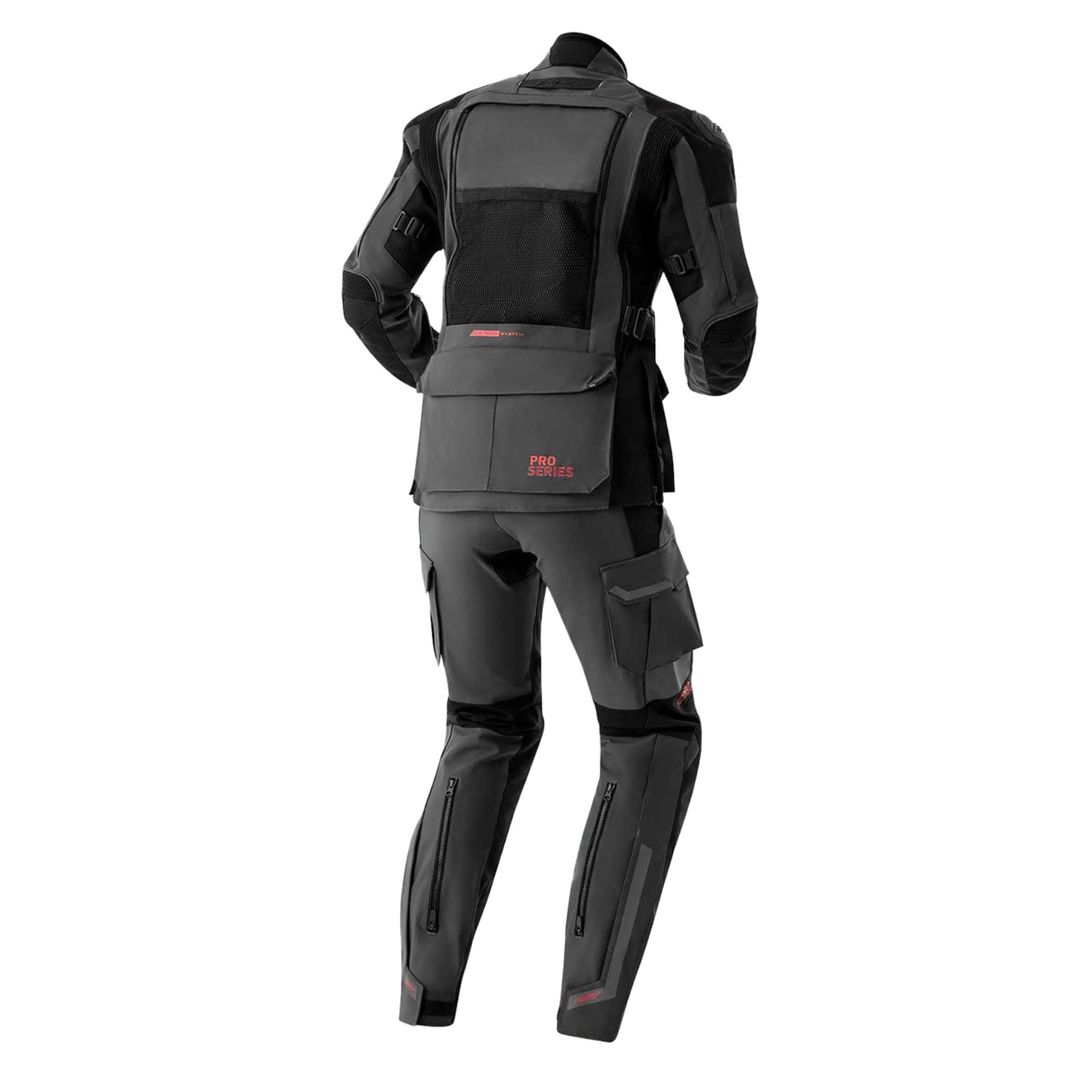 RST Motorcycle Adventure Textile Jacket - Pro Series Adventure D3O Armour (Grey / Black)