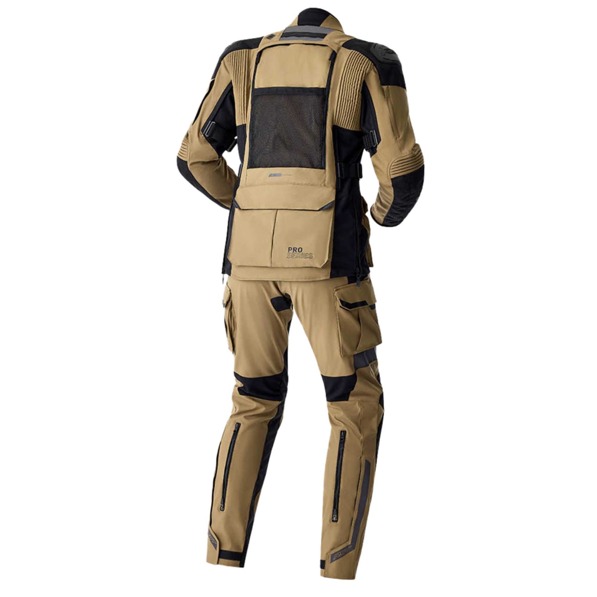 RST Motorcycle Adventure Textile Jacket - Pro Series Adventure D3O Armour (Sand / Black)