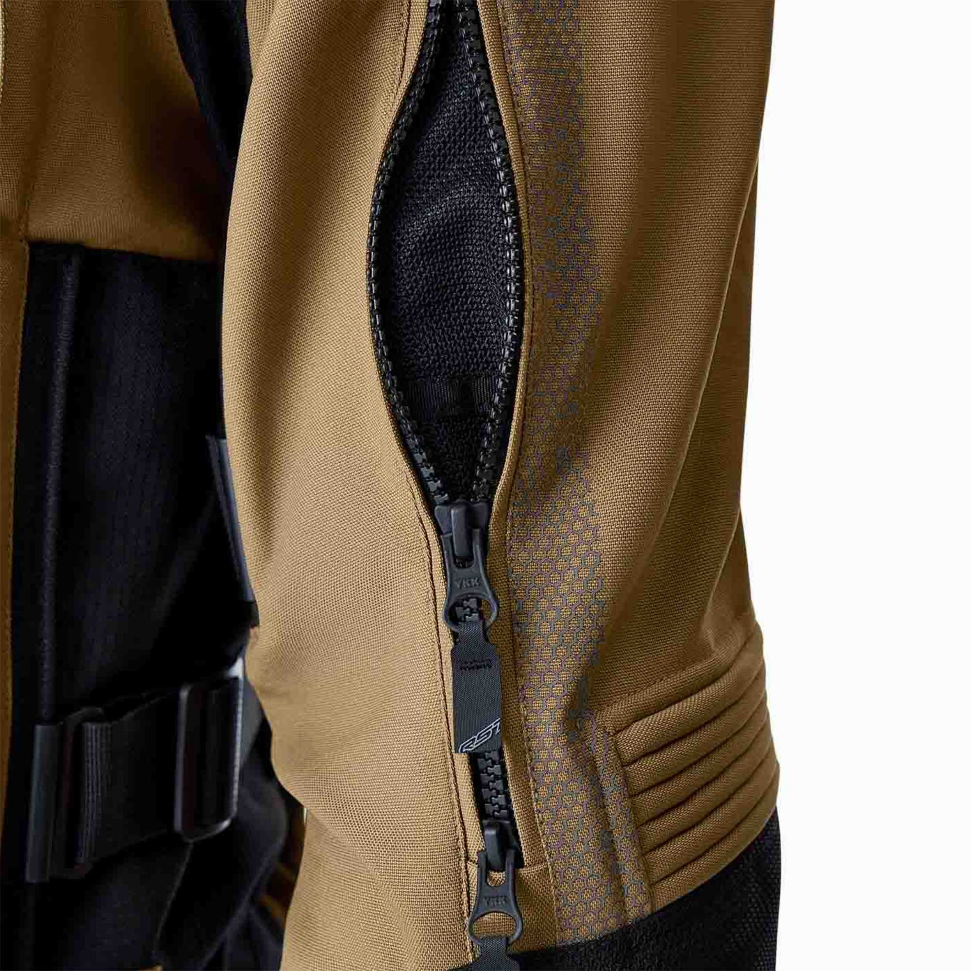 RST Motorcycle Adventure Textile Jacket - Pro Series Adventure D3O Armour (Sand / Black)