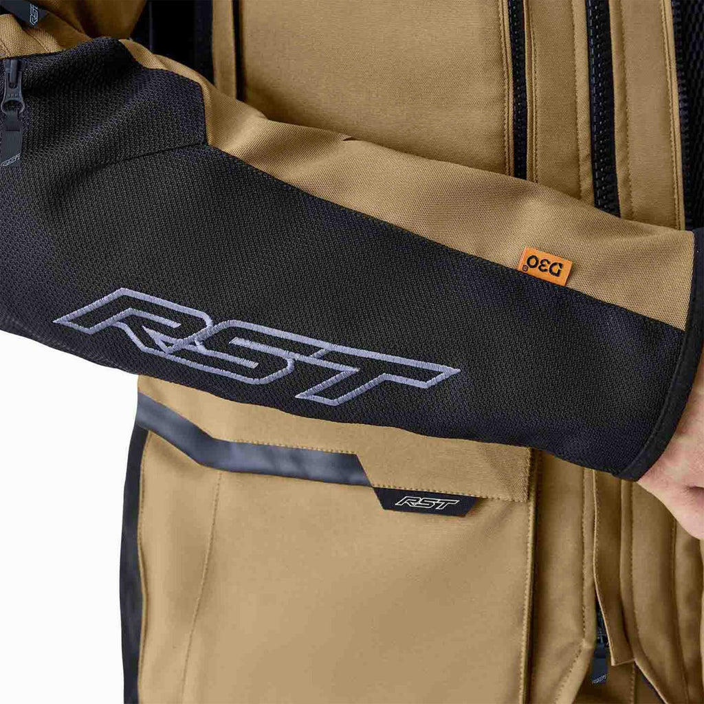 RST Motorcycle Adventure Textile Jacket - Pro Series Adventure D3O Armour (Sand / Black)