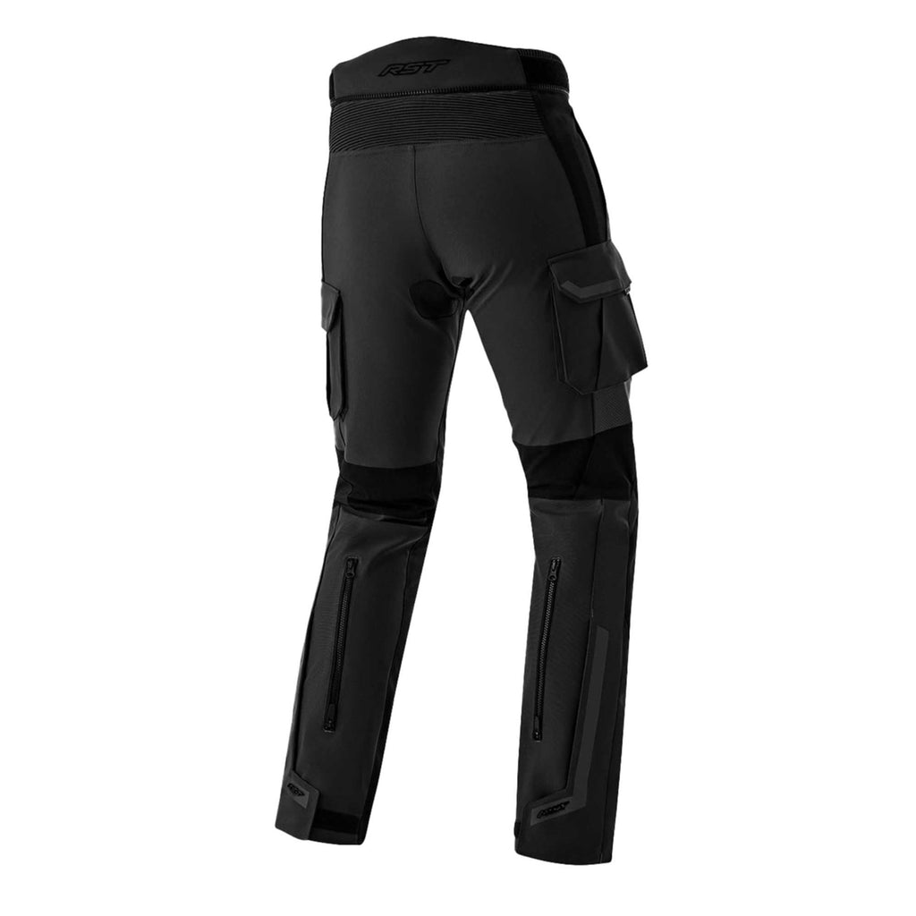 RST Motorcycle Adventure Textile Pant - Pro Series Adventure D3O Armour *Short Leg* (Black / Black)