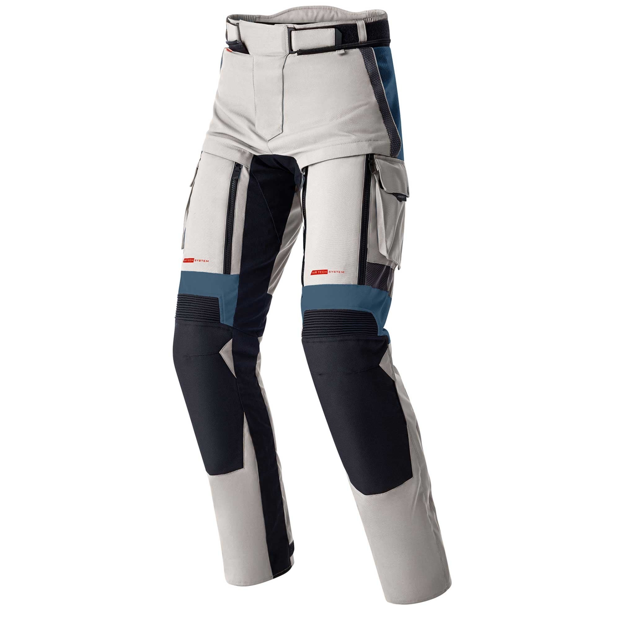 RST Motorcycle Adventure Textile Pant - Pro Series Adventure D3O Armour (Silver / Blue)