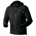 RST Motorcycle Riding Hoodie Jacket - Havoc Softshell D3O Armour (Black)