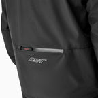 RST Motorcycle Riding Hoodie Jacket - Havoc Softshell D3O Armour (Black)