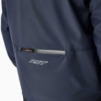 RST Motorcycle Riding Hoodie Jacket - Havoc Softshell D3O Armour (Navy)