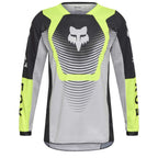 FOX Racing Youth MX Jersey - 180 COLLECT (Grey/Flo Yellow/Black)