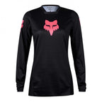 FOX Racing Women's BLACKOUT MX Jersey (Black/Black)