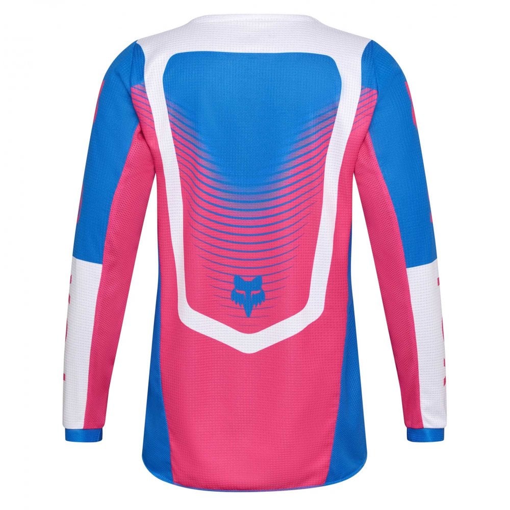 FOX Racing Youth MX Jersey - 180 COLLECT (Blue/Pink/White)