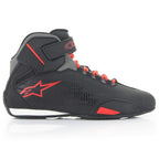 Alpinestars Sektor Motorcycle Riding Shoes (Black/Bright Red)