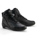 Alpinestars Women's Faster-4 DRYSTAR WP Motorcycle Riding Shoes (Black/Silver)