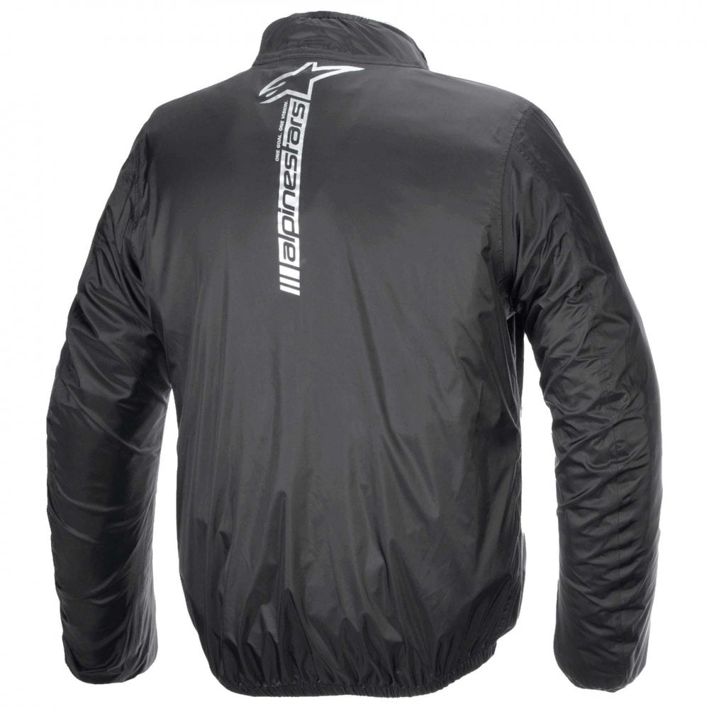 Alpinestars Motorcycle Waterproof Rain Jacket - Hurricane Rain V2 (Black)