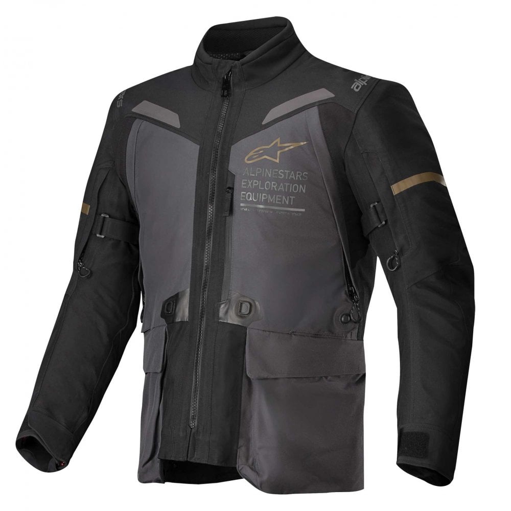 Alpinestars ST-7 2L Gore-Tex Laminate Motorcycle Touring | Adventure Jacket (Deep Grey/Black/Dark Khaki)