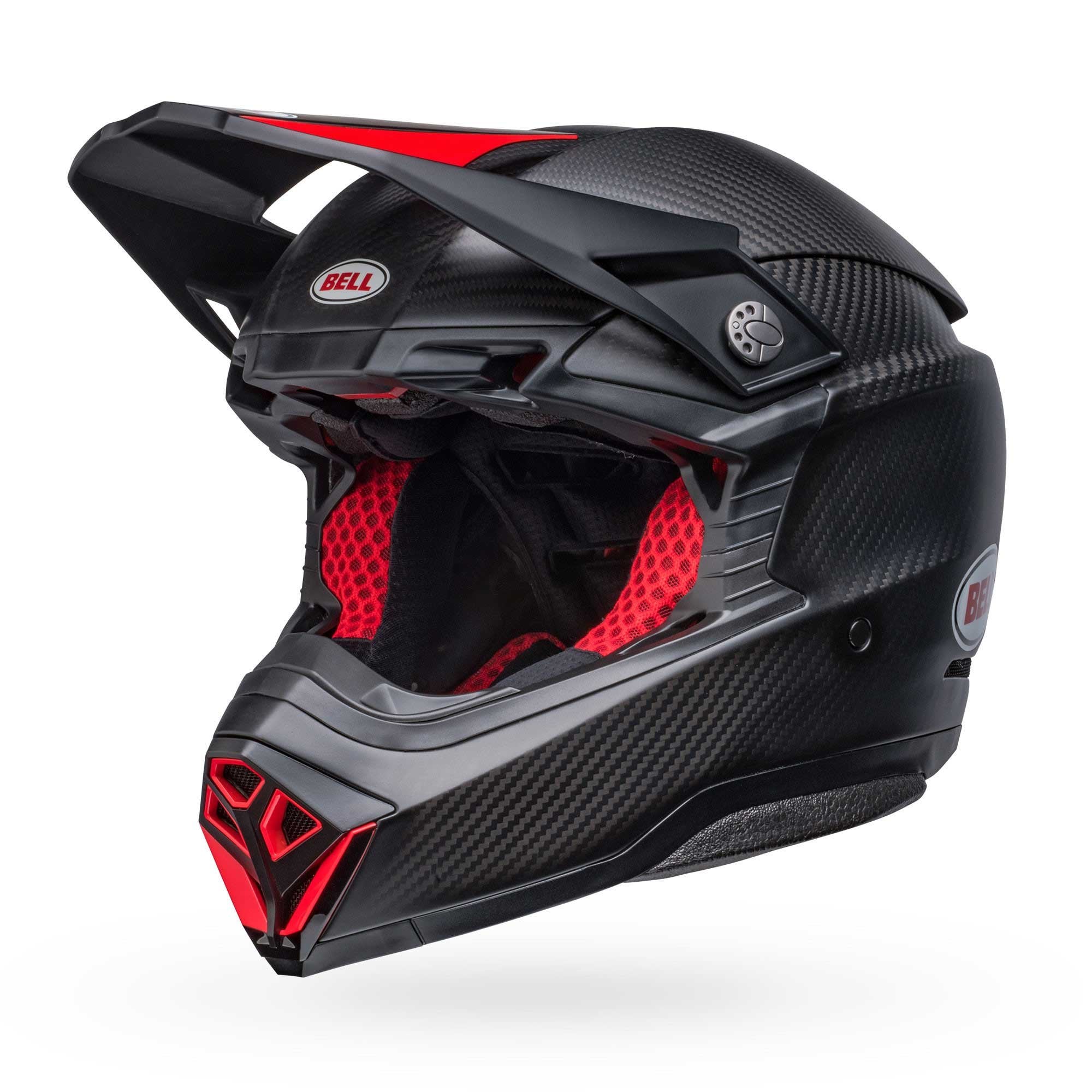 Bell Moto-10 SPHERICAL MX | Enduro Helmet (Carbon/Red)