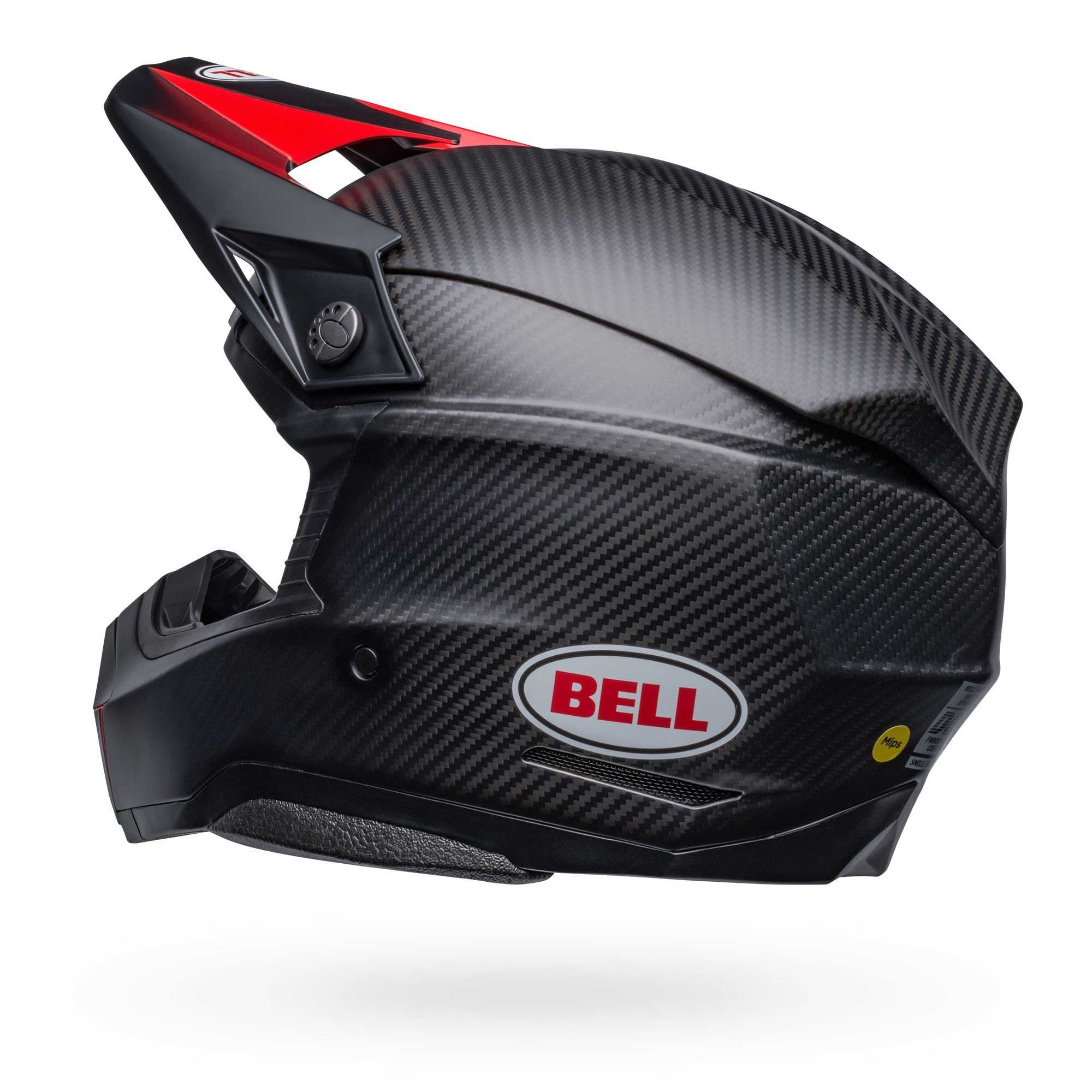 Bell Moto-10 SPHERICAL MX | Enduro Helmet (Carbon/Red)