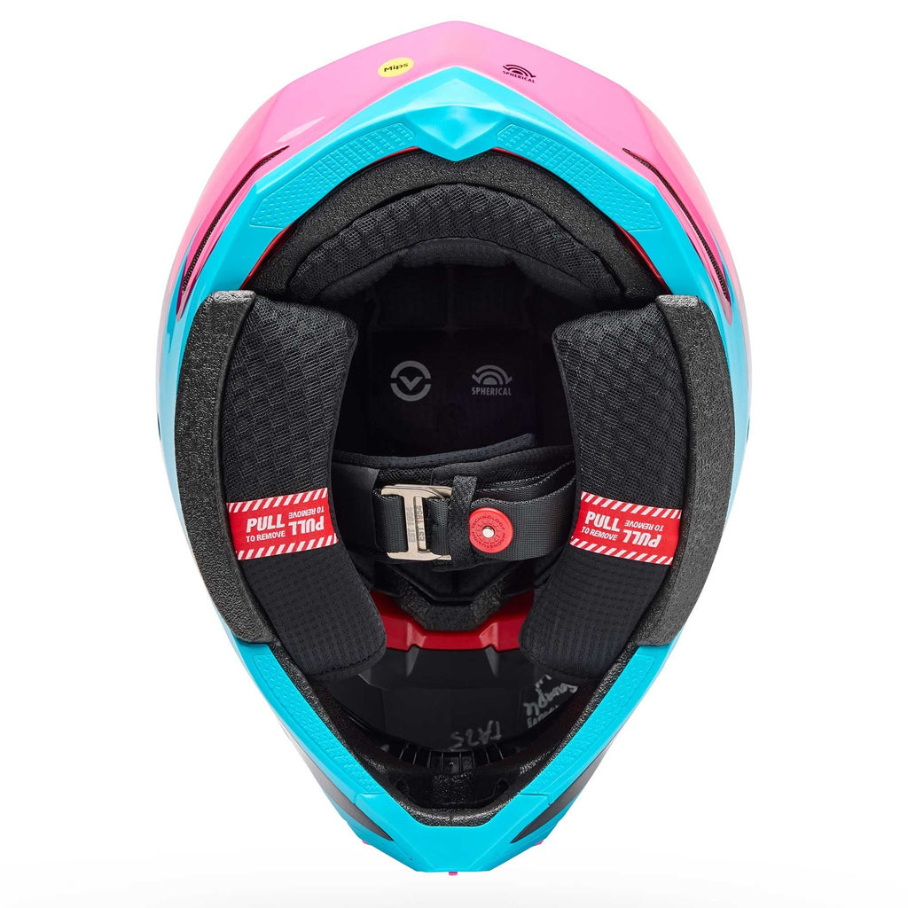 Bell Moto-10 SPHERICAL MX | Enduro Helmet FLUID (Blue/Pink/Carbon)