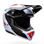 BELL Moto-10 SPHERICAL FLUID MX | Enduro Helmet (Red/White/Carbon)