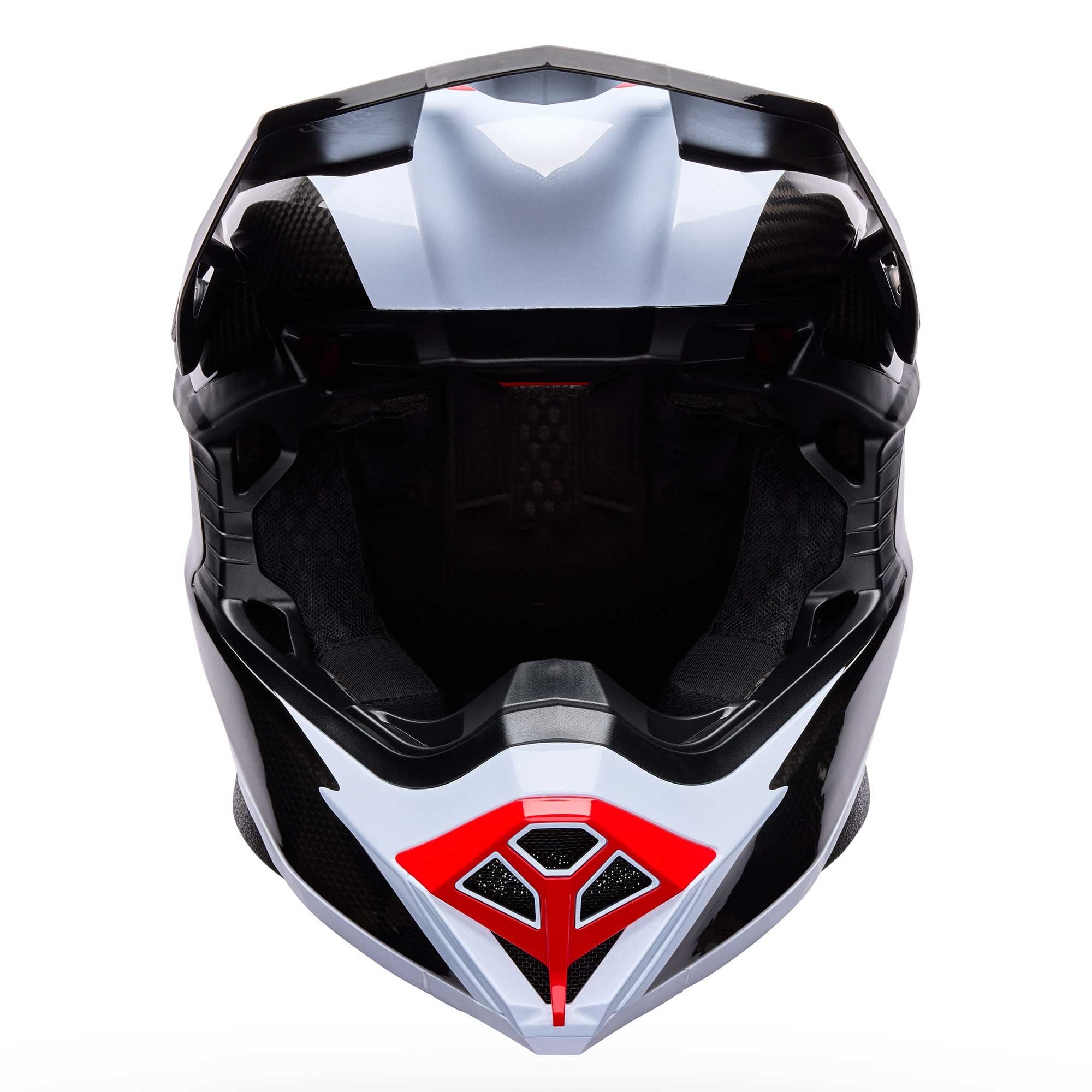 Bell Moto-10 SPHERICAL MX | Enduro Helmet FLUID (Red/White/Carbon)