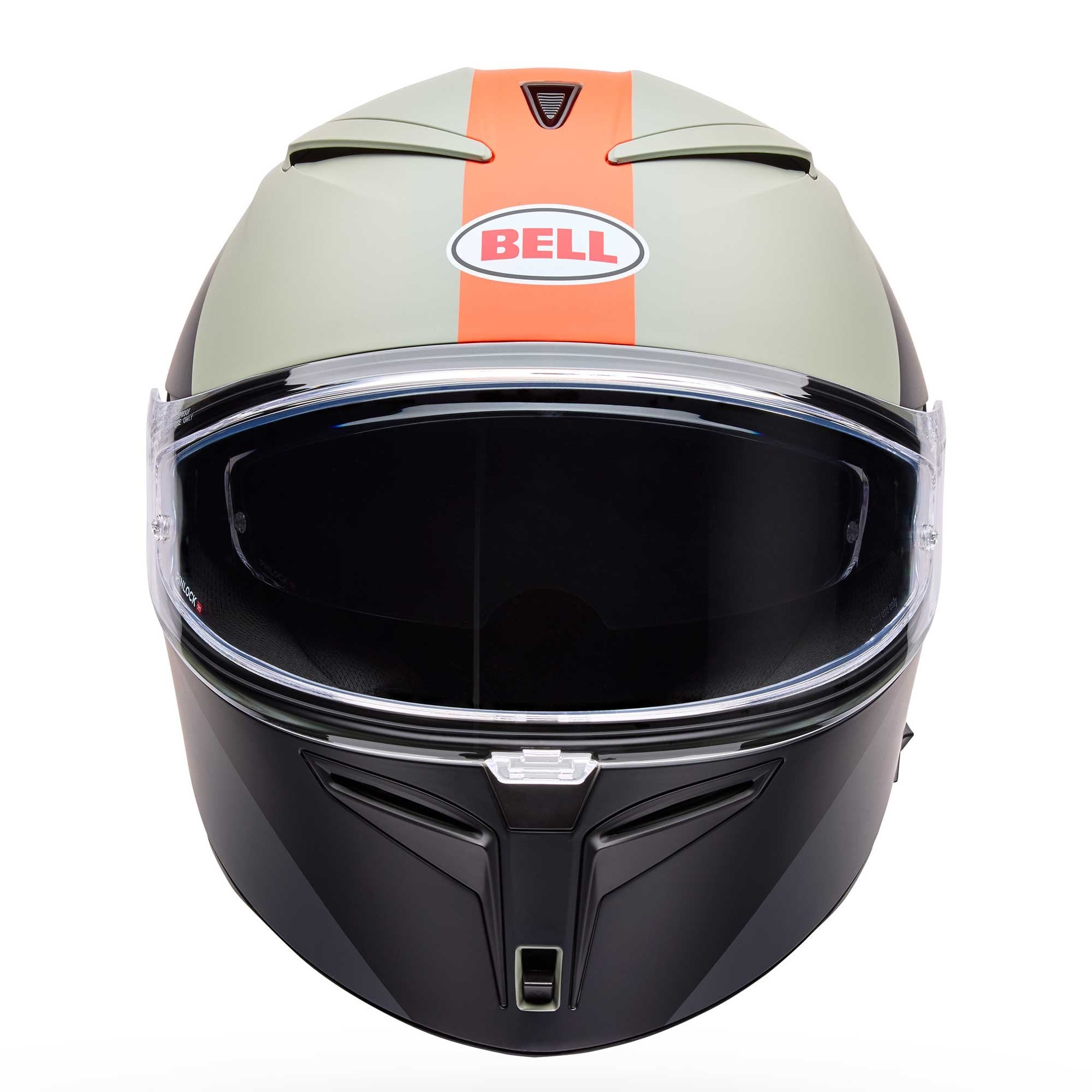 Bell Lithium MIPS BASH Motorcycle Helmet (Matt Grey/Olive/Orange)