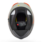 Bell Lithium MIPS BASH Motorcycle Helmet (Matt Grey/Olive/Orange)