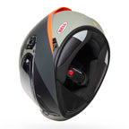 Bell Lithium MIPS BASH Motorcycle Helmet (Matt Grey/Olive/Orange)