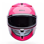 Bell Lithium MIPS TRANSITION Motorcycle Helmet (Black/White/Pink/Blue)