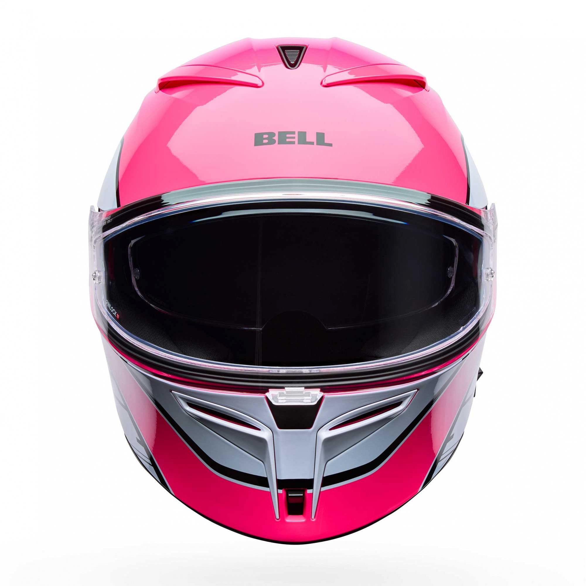 Bell Lithium MIPS TRANSITION Motorcycle Helmet (Black/White/Pink/Blue)